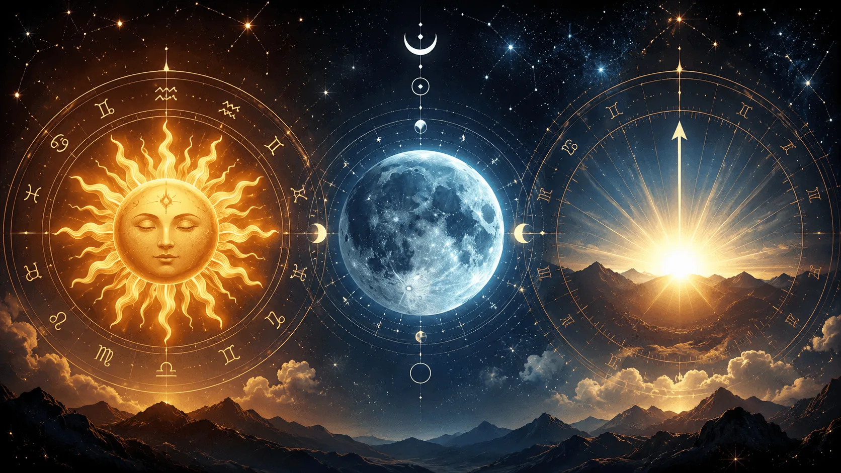 Sun Moon and Rising Sign Calculator